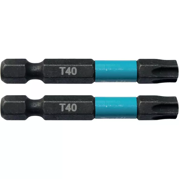 Makita t40 50 mm torx ruuvauskärjet kahden kappaleen pakkauksessa - Porakoneen kärjet - 088381533089 - 1