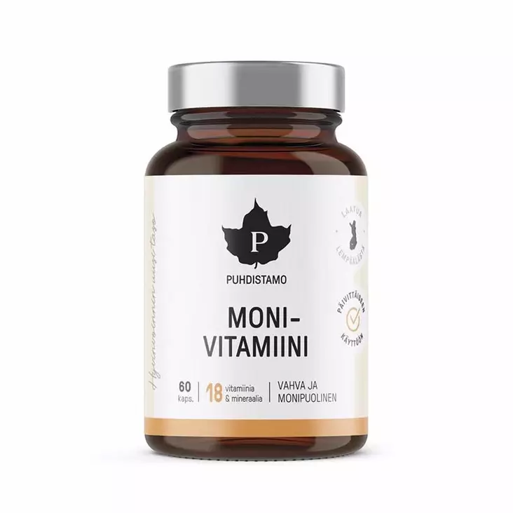 Puhdistamo monivitamiini - Vitamiinit ja jauheet - 6430039229549 - 1