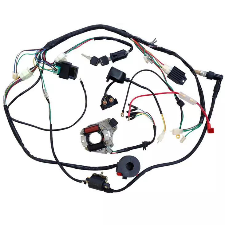 Mönkijän täydellinen sähkösarja 50cc 90cc 110cc ja 125cc lastenmönkijään ATV Fullkit - Mönkijän sähkösarjat - 6438471026009 - 1