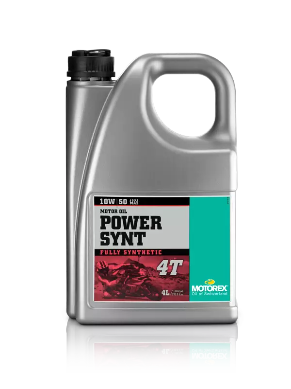 Moottoriöljy 10W-50 4T 4L Motorex Power Synt - 4-tahti öljyt - 7611197124399 - 2