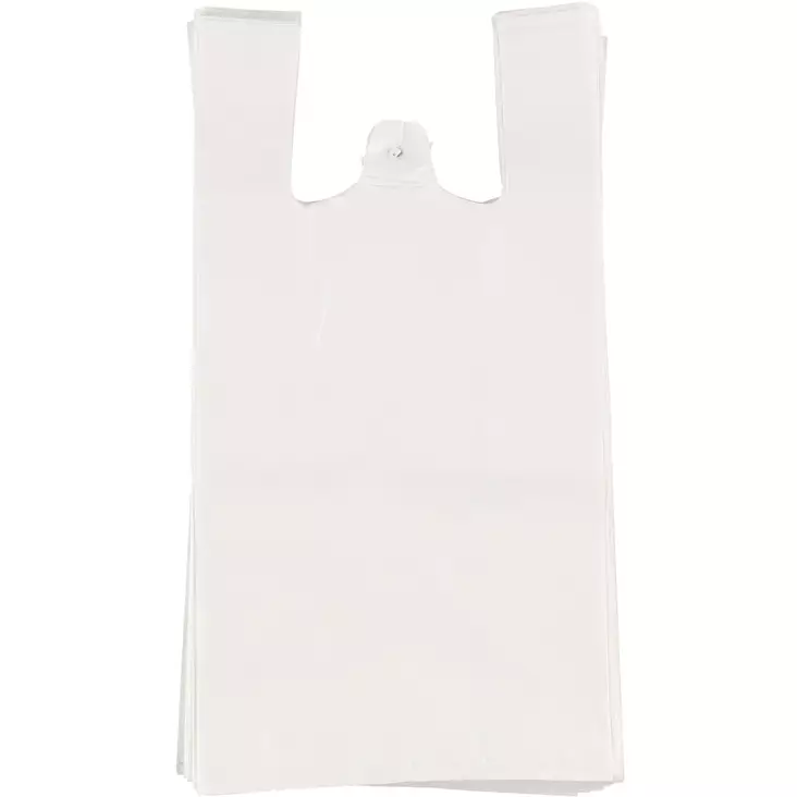 valkoinen muovikassi 30L 500kpl pakkaus - Jätesäkit ja jätepussit - 6410412063229 - 1