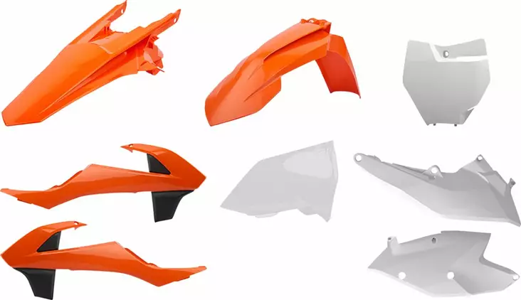 Muovisarja KTM SX/SXF 16-18 OEM18 - Motocrosspyörien katesarjat - 14032329 - 2