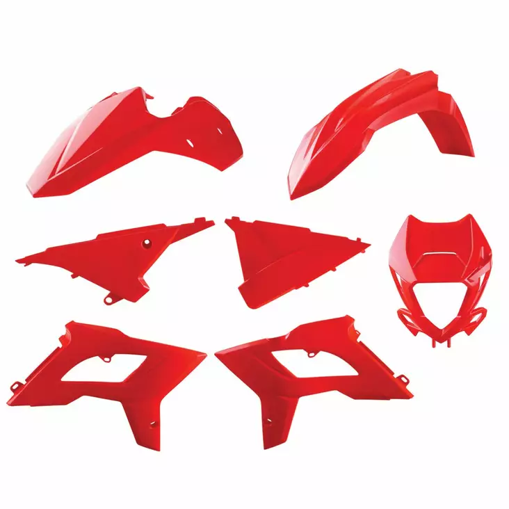 Muovisarja Polisport Restyle CR 02-07 Punainen - Motocrosspyörien katesarjat - 5604415121159 - 2
