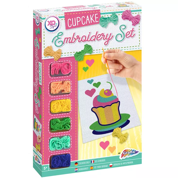 Ompelukuva cupcake - Askartelutarvikkeet - 8715427087399 - 1