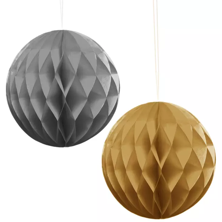 Paperipallot hunajakenno - Kuusenkoristeet - 8719987682339 - 1