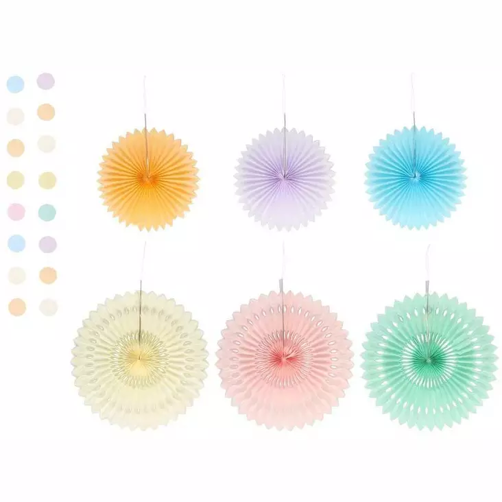 Paperiviuhka koristeviuhka värikäs - Luovat lelut - 6410416343549 - 1