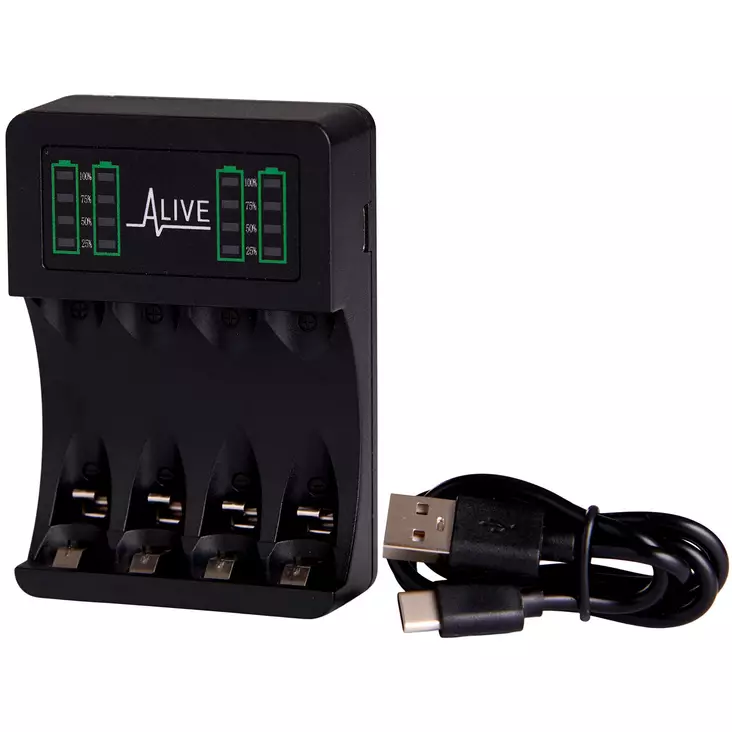 Paristojen latauslaite - Akkuparistolaturit ja paristotesterit - 5709386614959 - 1