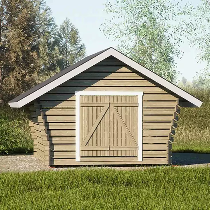 10m2 hirsilato pihalle - LP Garden piharakennukset - 6424110251109 - 1