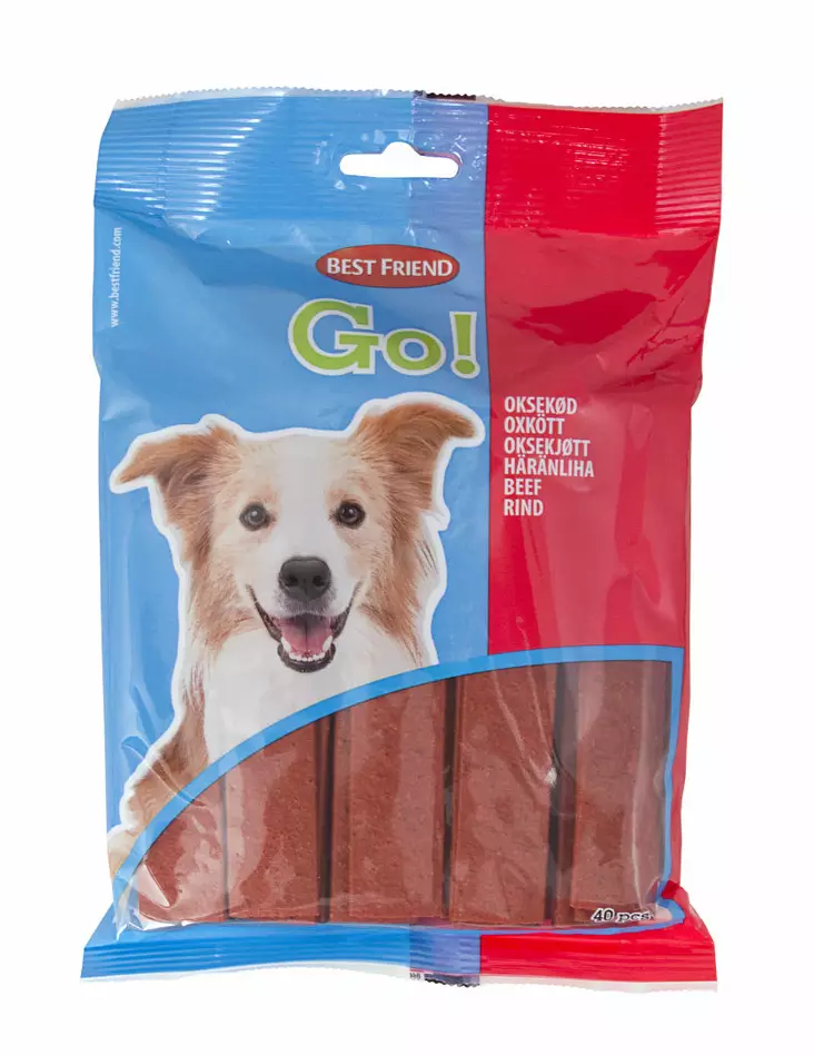 Pihviliuskat 40kpl BF Go - Koiran makupalat ja herkut - 5700551122729 - 2