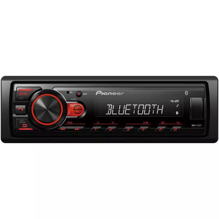 Pioneer mvh 230bt autoradio - Autosoittimet - 4988028520129 - 1