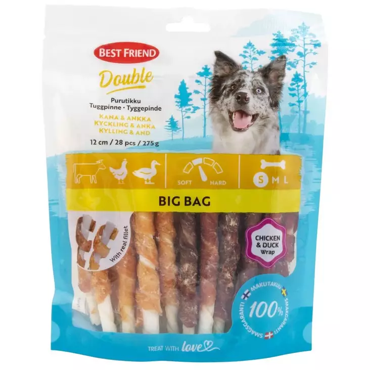 Purutikut kana ja ankka best friend - Koiran puruluut, purutikut ja pururullat - 5700551171949 - 1