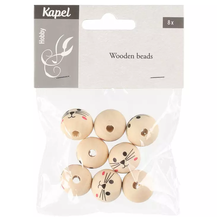 Puuhelmet kuviolla  - Askartelutarvikkeet  - 6410416396989 - 1