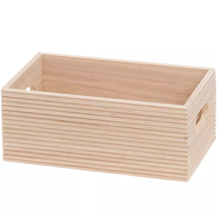 puulaatikko kuru 20x12x8cm raidallinen - Sisustuskorit - 6410416073989 - 1