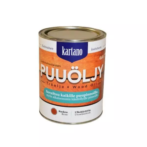 Ruskea puuöljy - Puuöljyt ja suoja-aineet - 6438168097909 - 1