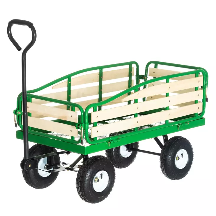 puutarhakärry lehtikärry vahva - Kottikärryt ja maitokärryt - 6410413275539 - 1