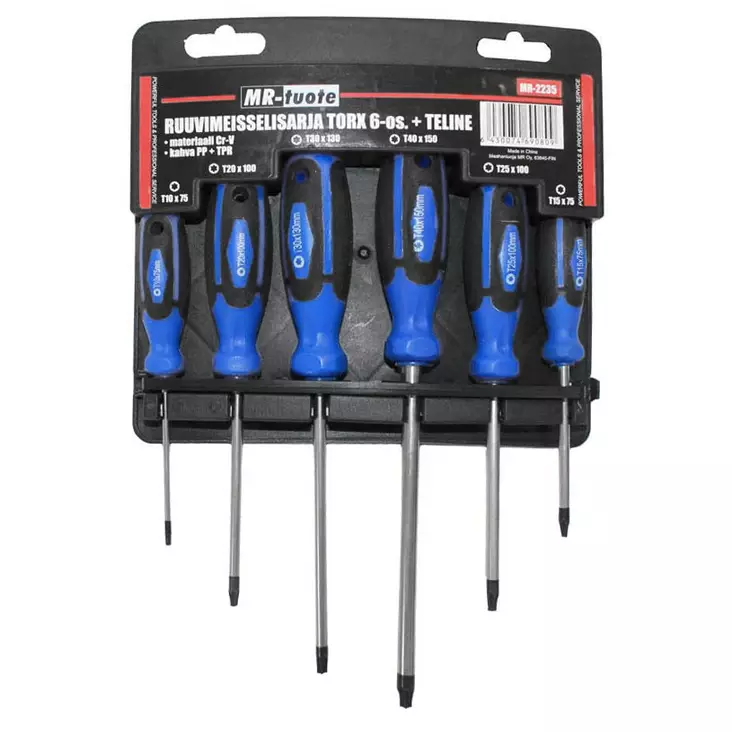 Torx ruuvimeisselisarja - Ruuvimeisselit - 6430074690809 - 1