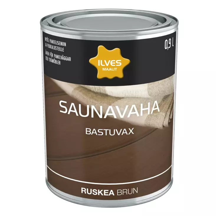 sauavaha ruskea 0,9l - Puuöljyt ja suoja-aineet - 6430026951989 - 1