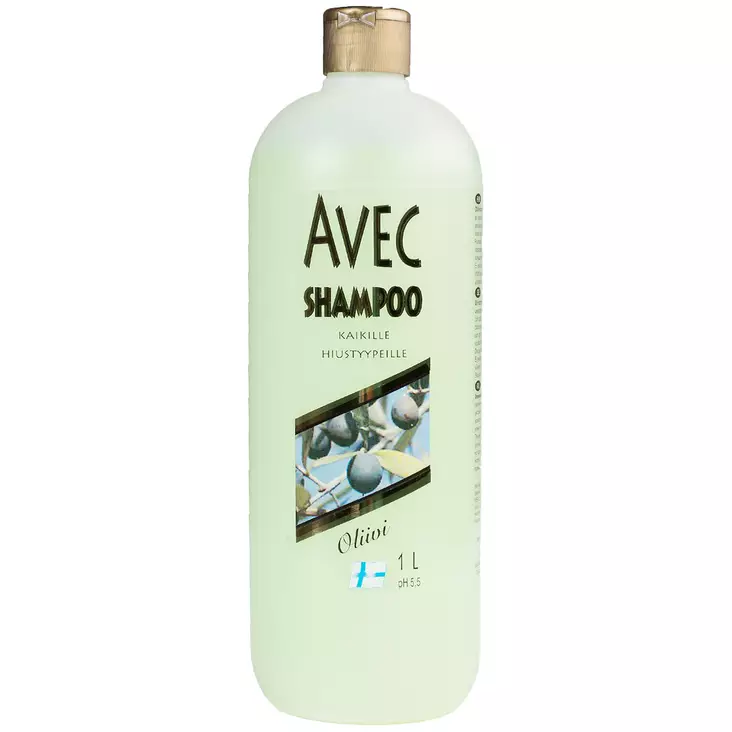 Avec shampoo oliivi 1 litra - Shampoot - 6419642302139 - 1