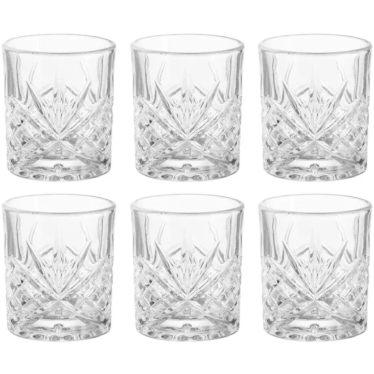 Shottilasi kristallia 6kpl 5,5cl maku kitchen life - Mukit, lasit, lautaset ja muut astiat - 6410416470689 - 1