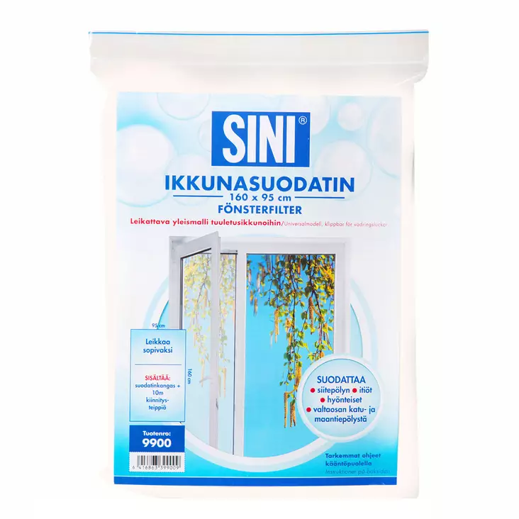 Leikattava suodatin ikkunaan - Ikkunanpesu - 6416863399009 - 1