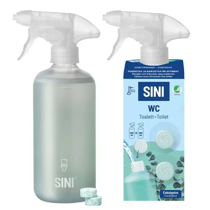 Sini wc starttipakkaus - Puhdistusliinat ja pesusienet - 6423800070259 - 1