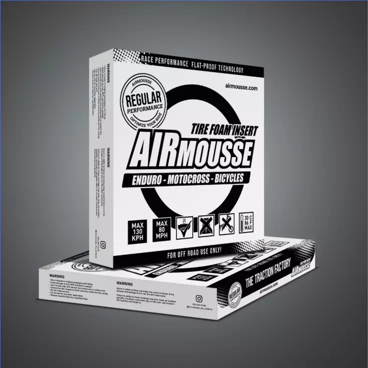 Sisärengas Airmousse Regular P Mini MX 0,8bar 70/100-19 - Mousse sisärengas motocross ja enduro  - 6438235152159 - 2
