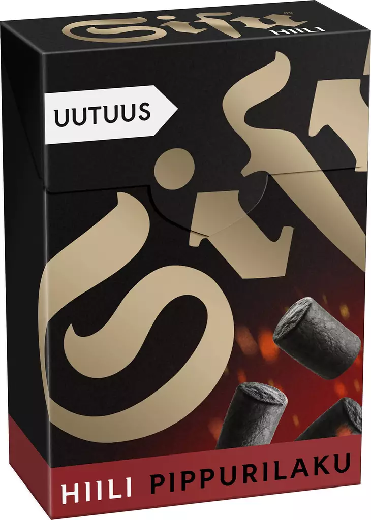 Sisu hiili pippurilaku 80 g - Pastillit ja purukumit - 6420256016619 - 1