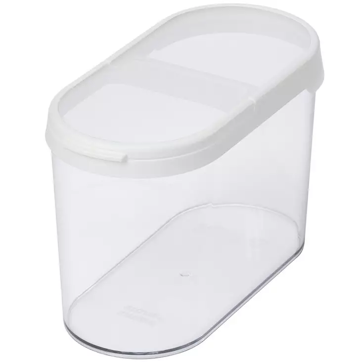 Smartstore flip 1,1 l säilytyspurkki kuivaruokien järjestämiseen, pinottava ja läpinäkyvä kotimainen säilytysastia keittiöön - Säilytyspurkit ja säilytysastiat - 6411760270109 - 1