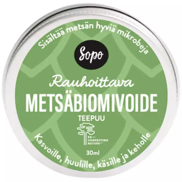 Sopo soap rauhoittava metsäbiomivoide teepuu - Luonnonkosmetiikka - 6430070050409 - 1