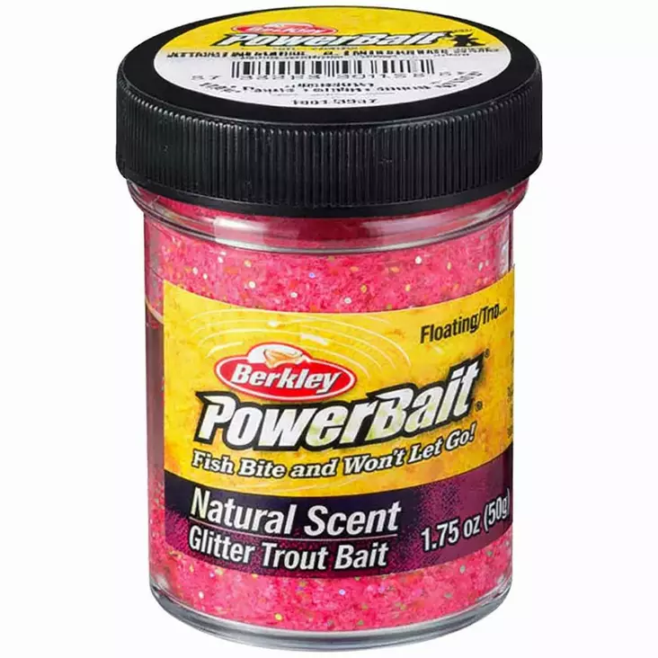 Powerbait pink glitter syöttitahna - Pilkkisyötit ja tahnat - 028632022399 - 1