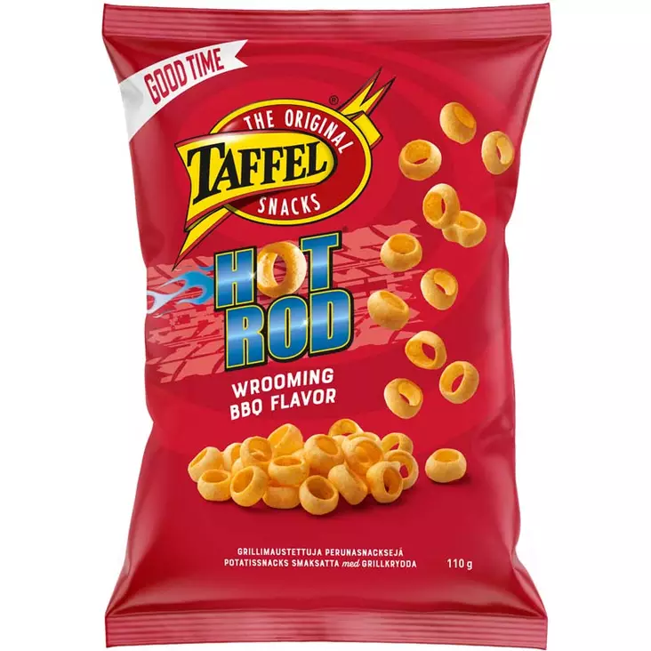 Taffel hot rod sipsit - Keksit ja naposteltavat - 6410380052409 - 1