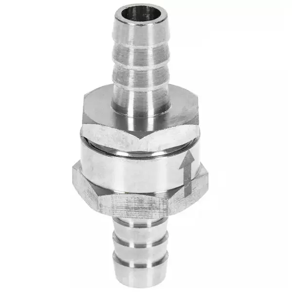 Takaiskuventtiili 8mm alumiinia - Polttoainesuodattimet ja liittimet - 6418914769069 - 1