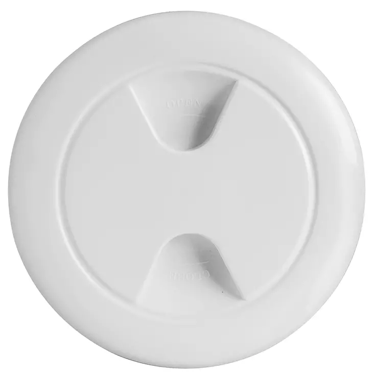 Tarkistusluukku valkoinen 127mm - Veneen luukut ja lokerot - 6438235010589 - 1