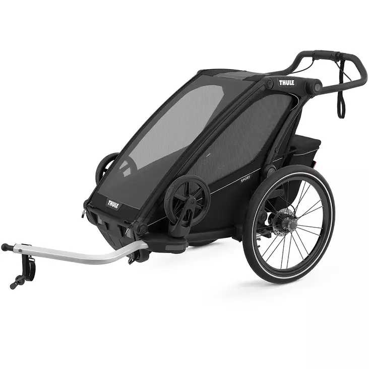 thule pyöräkärry musta chariot sport - Kuljetusistuimet ja pyöräperäkärryt - 872299048649 - 1