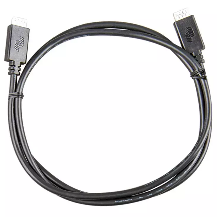 Victron VE.Direct tiedonsiirtokaapeli 0,9 m - Aurinkopaneelin lataussäätimet - 8719076019619 - 1