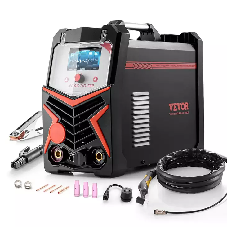 Vevor 200a acdc tig hitsauskone invertteritekniikalla - Tig-hitsauskoneet - 6438471345759 - 1