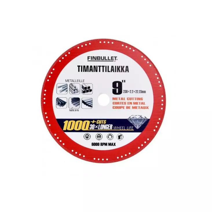timanttimetallilaikka 230mm - Timanttilaikat ja betonihiomalaikat - 6438152031759 - 1