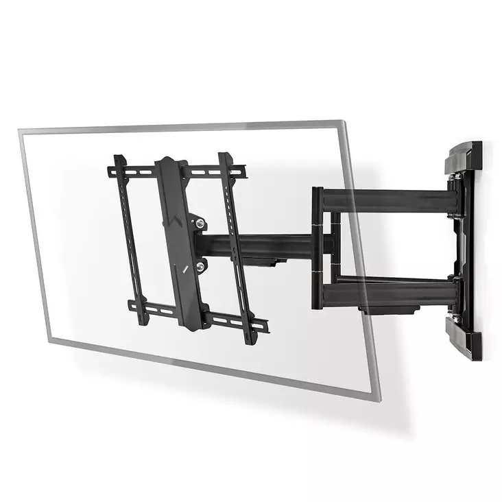 TV-teline Seinään Säädettävä 37-80" 70Kg - TV- ja viihdelaitetarvikkeet - 5412810271009 - 2