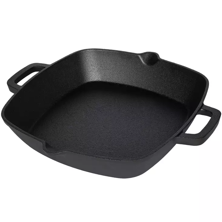 Mustang valurautapannu 26x26 cm - Muurinpohjapannut ja muut nuotiopannut - 6410416416199 - 1