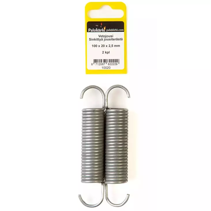 Vetojousi 100x20x2,5mm 2kpl - Jouset ja jousilajitelmat - 8712067822229 - 1