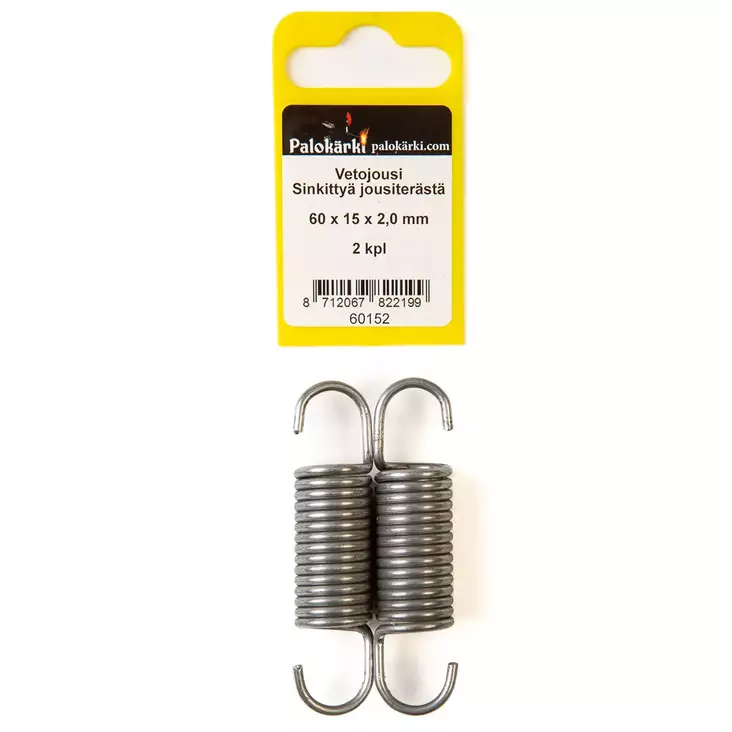 Vetojousi 60x15x2,0mm 2kpl - Jouset ja jousilajitelmat - 8712067822199 - 1
