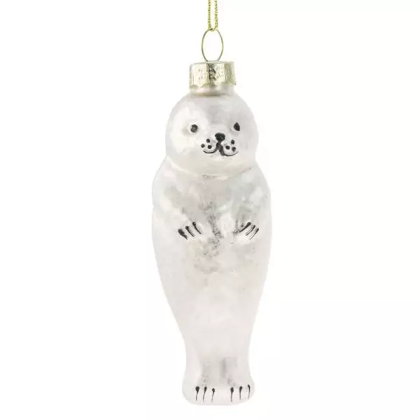 Lasikuutti joulukuusen koriste hylje - Kuusenkoristeet - 6412740037569 - 1