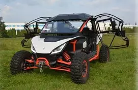 Ohjaamo lämmöllä + pyyhin/pesin Segway Villain - Mönkijän lämpöhytit ja -ohjaamot dfk - 722-74SAB - 2