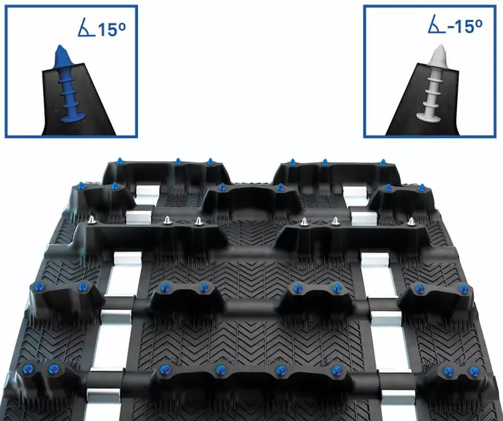 Telamatto Camso ICE Arrowhead 130 38x327 2,86" - Moottorikelkan matot - 9437H - 2