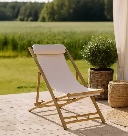 Bambutuoli puutuoli pihalle - Lepotuolit ja riipputuolit - 8720573857802-r - 2