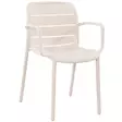 Muovituoli terassille käsinojat sandie - Terassikalusteet - 5714988094092-r - 1