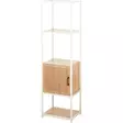 Aveno hyllykkö 33x43x153cm kaapilla - Seinähyllyt ja hyllyköt - 8721037532518-r - 1