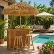 Baarisetti bali bamboo 4 os - Terassikalusteet - 8721037805629-r - 2