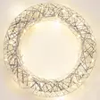 Valokranssi led silver 40 cm - Valokoristeet - 8721037682398-r - 1
