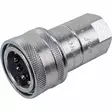Faster nv12gasfv hydrauliikkaliitin, kompakti 88 mm pituinen liitin työkoneratkaisuihin - Traktorin sokat ja kiinnitystapit - NV12GASFV - 1